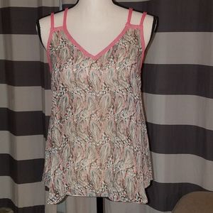 Solemio lightweight shear blouse. Size S